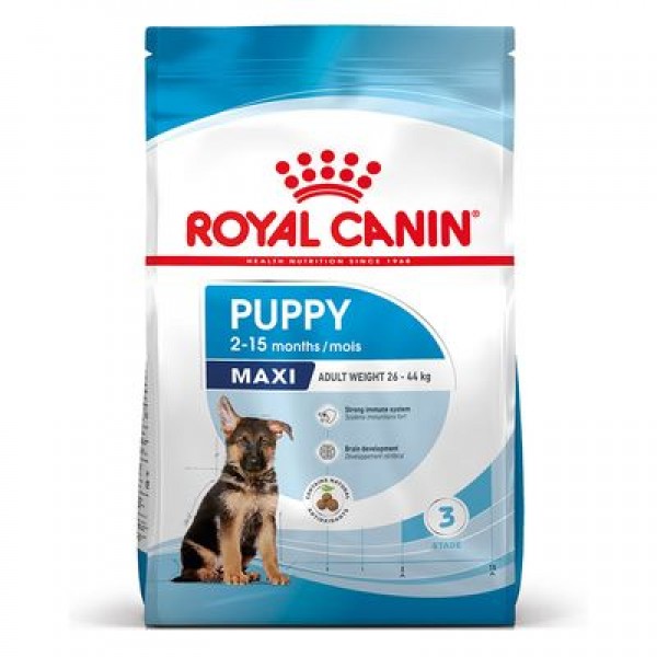 Royal Canin Maxi Puppy 15 kgr  Ξηρά τροφή σκύλου Pet Shop Καλαματα