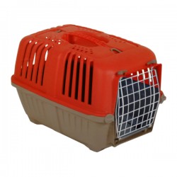 Κλουβί Μεταφοράς κόκκινο πλαστικα κλουβια Pet Shop Καλαματα