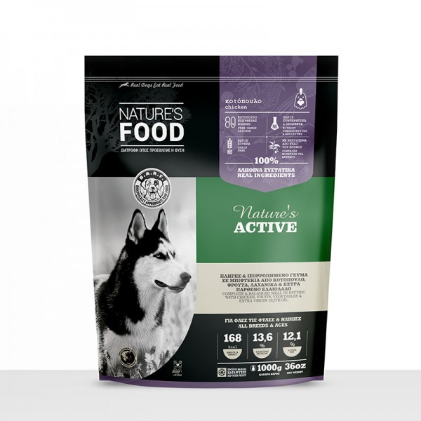 Nature’s Active burgers Ωμη τροφη B.A.R.F Pet Shop Καλαματα