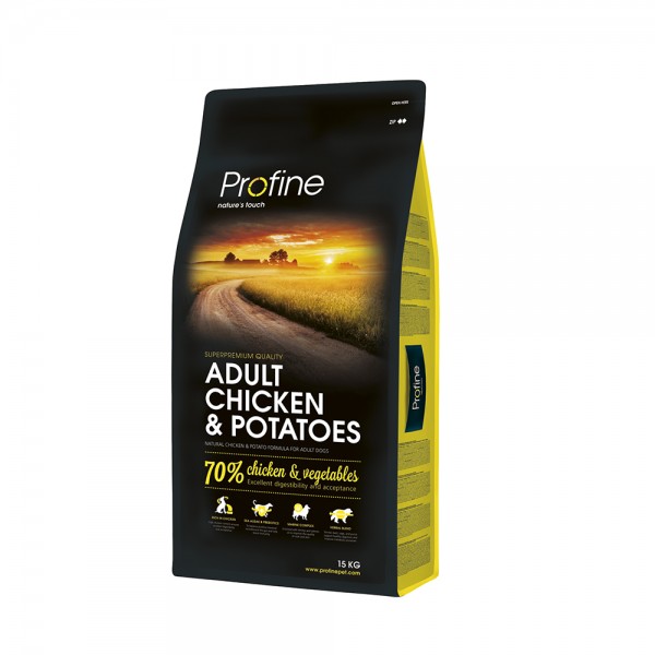 Ξηρα τροφη σκυλου - Profine Dog Adult Chicken & Potatoes 15Kgr Pet Shop Καλαματα