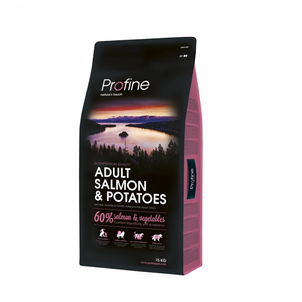 Ξηρα τροφη σκυλου - Profine Dog Adult Salmon & Potatoes 15Kgr Pet Shop Καλαματα