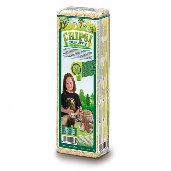 CHIPSI GREEN APPLE 1KG υποστρώματα κλουβιών Pet Shop Καλαματα