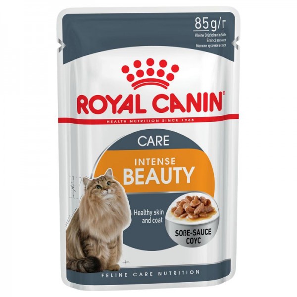Royal Canin Intense Beauty Gravy υγρή τροφή-κονσέρβες γάτας Pet Shop Καλαματα