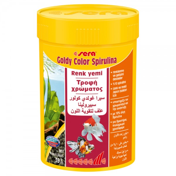 Sera Goldy Color Spirulina τροφές ψαριών Pet Shop Καλαματα