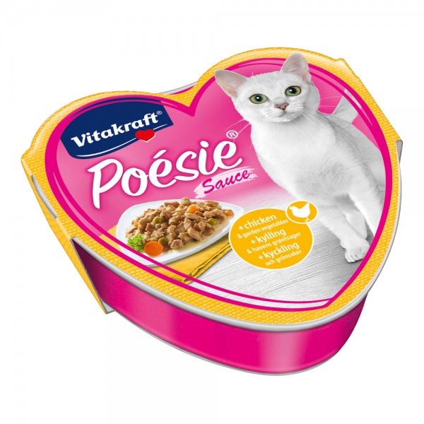 Poesie  Chicken & Vegetables in sauce 85gr λιχουδιές γάτας Pet Shop Καλαματα