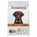 Amanova Adult Large 12kg Ξηρά Τροφή για Ενήλικους Σκύλους Μεγαλόσωμων Φυλών με Λίγα Σιτηρά με Κοτόπουλο ξηρα τροφη σκυλου Pet Shop Καλαματα