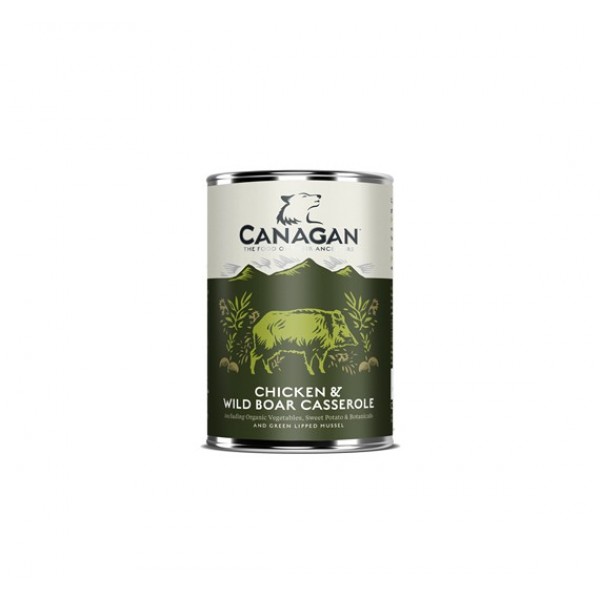 Κονσερβες Σκυλου - Canagan Can - Chicken & Wild Boar Casserole For Dogs 400gr υγρη τροφη - Pet Shop Καλαματα