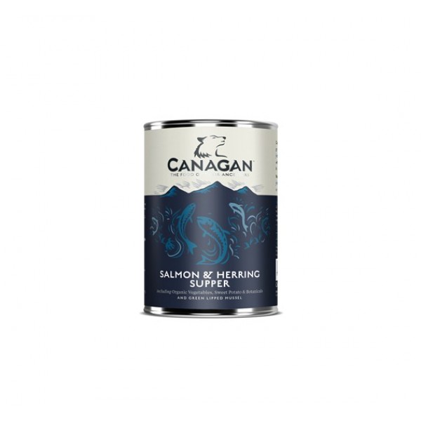 Canagan Can - Salmon & Herring Supper For Dogs 400gr υγρη τροφη - κονσερβεσ Pet Shop Καλαματα