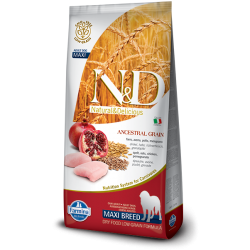 N&D Low Grain Chicken & Pomegranate Adult Maxi 12kg ξηρα τροφη σκυλου Pet Shop Καλαματα