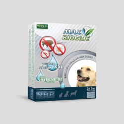 Αντιπαρασιτικα σκυλου - Max Biocide Αμπούλες 3x3ml Pet Shop Καλαματα