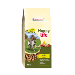 Ξηρα τροφη σκυλου - HAPPY LIFE Adult Chicken 15KG Pet Shop Καλαματα