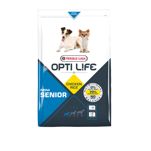 Ξηρα τροφη σκυλου - Opti Life Senior Mini 2,5kg Pet Shop Καλαματα