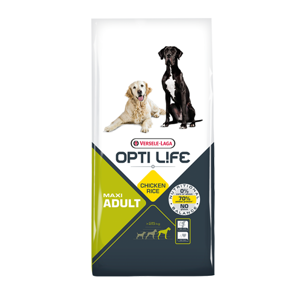 Ξηρα τροφη σκυλου - Opti Life Adult Maxi 12,5kg Pet Shop Καλαματα