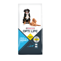 Ξηρα τροφη σκυλου - Opti Life Adult Light Medium Maxi 12,5kg Pet Shop Καλαματα