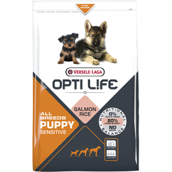 Ξηρα τροφη σκυλου - Opti Life Puppy Sensitive 12,5kg breeds  Pet Shop Καλαματα