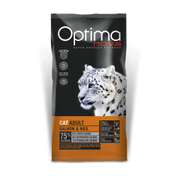 Optima Nova Cat Salmon & Rice -2kg ξηρά τροφή γάτας Pet Shop Καλαματα