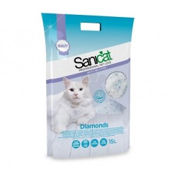 Sanicat Diamonds 15 litre  άμμοι για γάτα Pet Shop Καλαματα