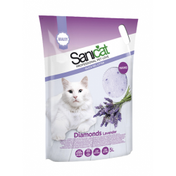 Sanicat Diamonds Levander 15 litre άμμοι για γάτα Pet Shop Καλαματα