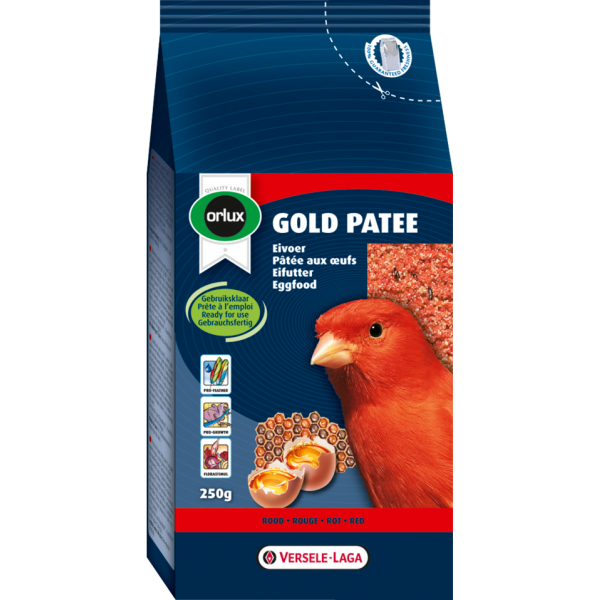 Orlux Gold Patee Canaries Red - Versele Laga 250gr αυγοτροφές Pet Shop Καλαματα