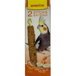 benelux sticks cockatiel with egg and honey λιχουδιές-snacks Pet Shop Καλαματα